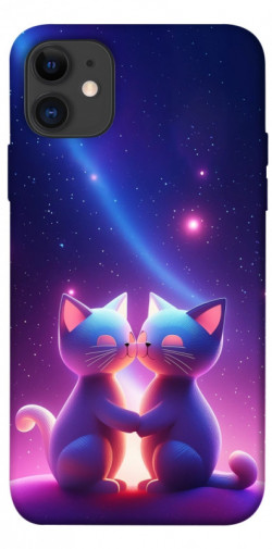 Чехол itsPrint Космокоты для Apple iPhone 11 (6.1")