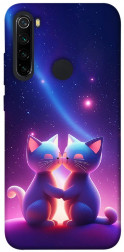 Чехол itsPrint Космокоты для Xiaomi Redmi Note 8