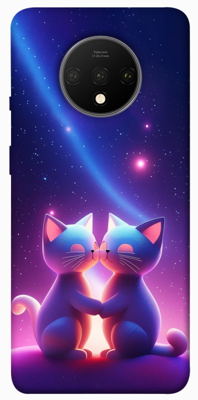 Чохол itsPrint Космокоти для OnePlus 7T, кохання, купити оптом з доставкою