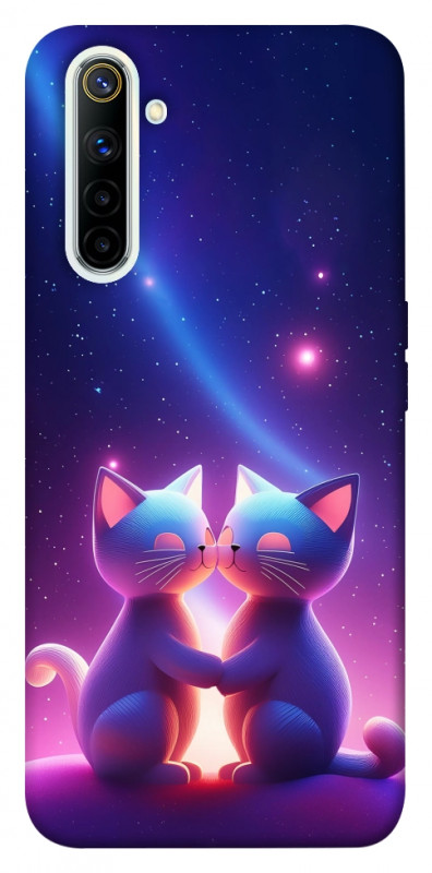 Чехол itsPrint Космокоты для Realme 6, любовь, купить оптом с доставкой