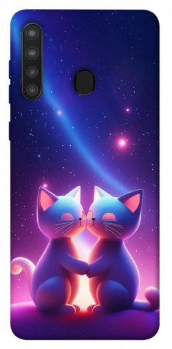 Чехол itsPrint Космокоты для Samsung Galaxy A21