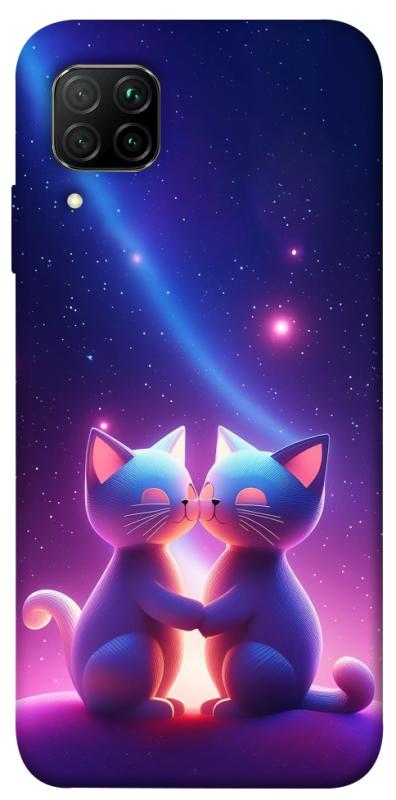 Чехол itsPrint Космокоты для Huawei P40 Lite, любовь, купить оптом с доставкой