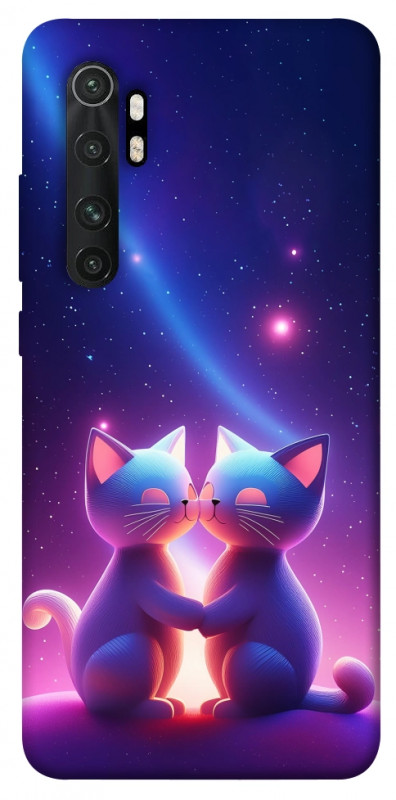 Чехол itsPrint Космокоты для Xiaomi Mi Note 10 Lite, любовь, купить оптом с доставкой