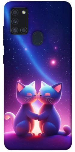 Чехол itsPrint Космокоты для Samsung Galaxy A21s
