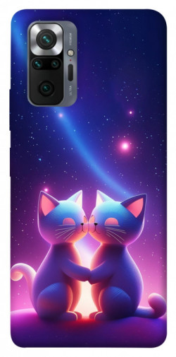 Чехол itsPrint Космокоты для Xiaomi Redmi Note 10 Pro