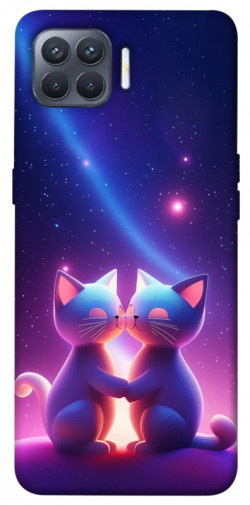 Чехол itsPrint Космокоты для Oppo Reno 4 Lite