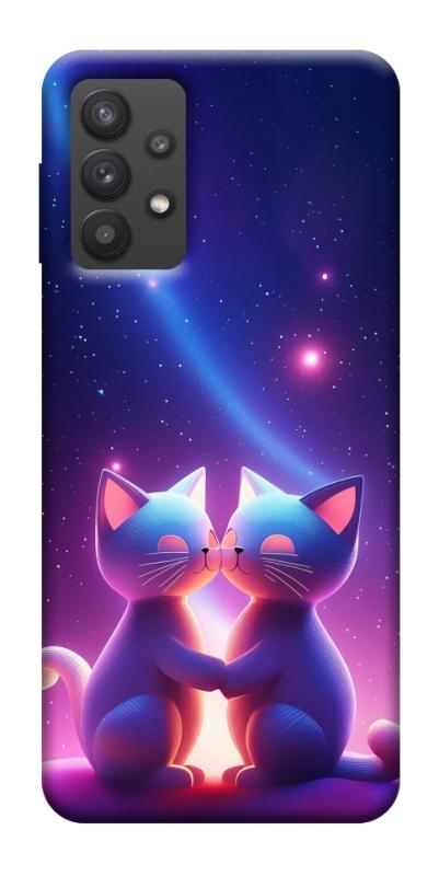 Чехол itsPrint Космокоты для Samsung Galaxy A32 (A326B) 5G, любовь, купить оптом с доставкой