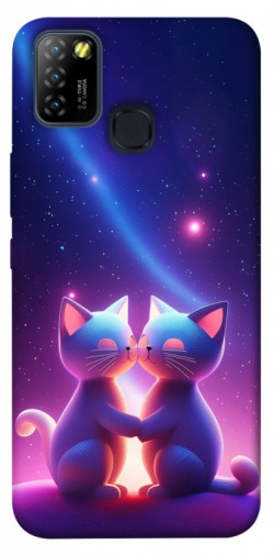 Чехол itsPrint Космокоты для Infinix Hot 10 Lite