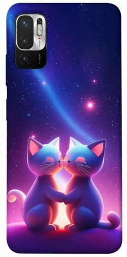 Чехол itsPrint Космокоты для Xiaomi Redmi Note 10 5G