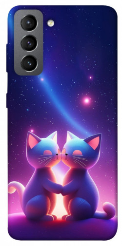 Чехол itsPrint Космокоты для Samsung Galaxy S21 FE