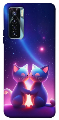 Чехол itsPrint Космокоты для TECNO Camon 17 Pro