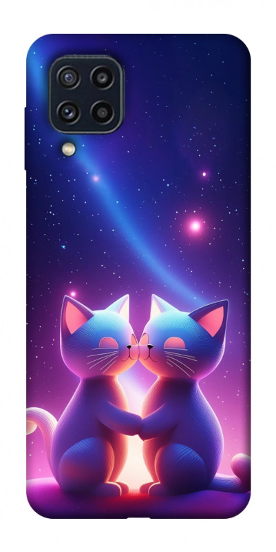 Чехол itsPrint Космокоты для Samsung Galaxy M32, любовь, купить оптом с доставкой