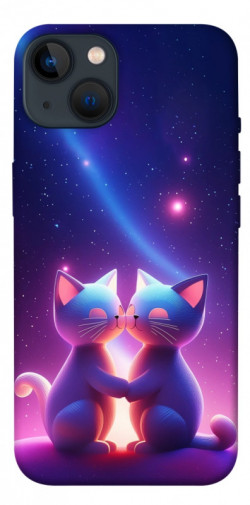 Чехол itsPrint Космокоты для Apple iPhone 13 (6.1")