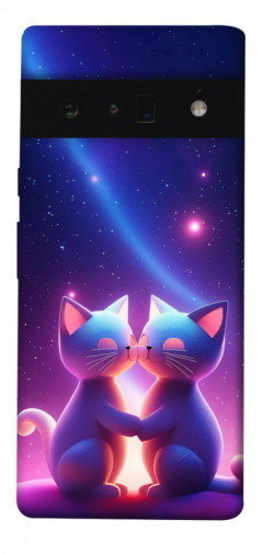 Чехол itsPrint Космокоты для Google Pixel 6 Pro