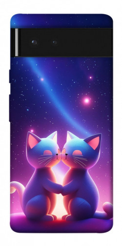 Чехол itsPrint Космокоты для Google Pixel 6