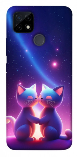 Чехол itsPrint Космокоты для Realme C21Y