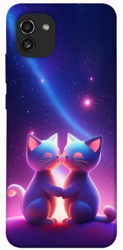 Чехол itsPrint Космокоты для Samsung Galaxy A03