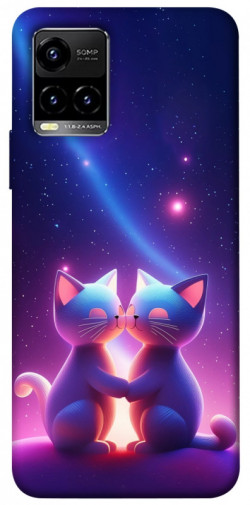 Чохол itsPrint Космокоти для Vivo Y21 / Y33s