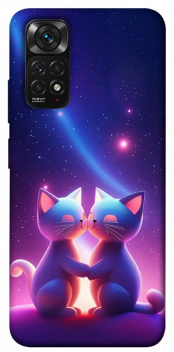 Чехол itsPrint Космокоты для Xiaomi Redmi Note 11 (Global) / Note 11S