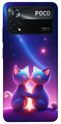 Чехол itsPrint Космокоты для Xiaomi Poco X4 Pro 5G