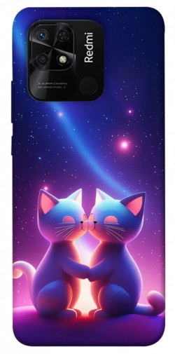 Чехол itsPrint Космокоты для Xiaomi Redmi 10C