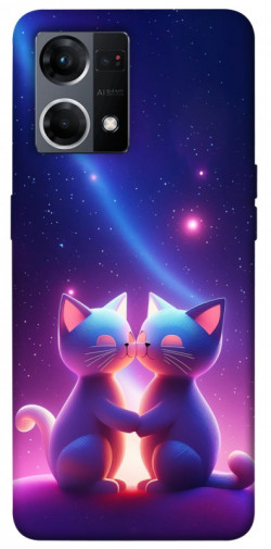 Чохол itsPrint Космокоти для Oppo Reno 7 4G