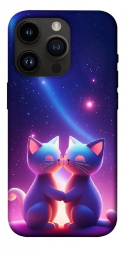 Чехол itsPrint Космокоты для Apple iPhone 14 Pro (6.1")