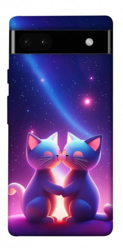 Чехол itsPrint Космокоты для Google Pixel 6a