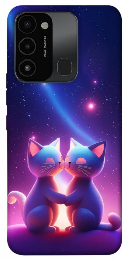 Чехол itsPrint Космокоты для TECNO Spark 8C