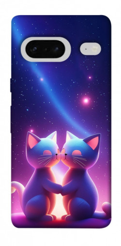 Чехол itsPrint Космокоты для Google Pixel 7