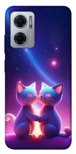 Чехол itsPrint Космокоты для Xiaomi Redmi Note 11E