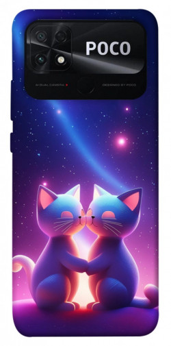 Чехол itsPrint Космокоты для Xiaomi Poco C40