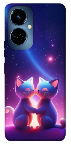 Чехол itsPrint Космокоты для TECNO Camon 19 (CI6n) / 19 Pro (CI8n)