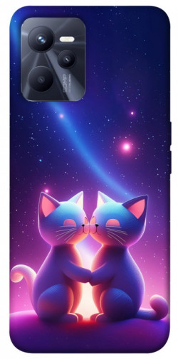 Чехол itsPrint Космокоты для Realme C35