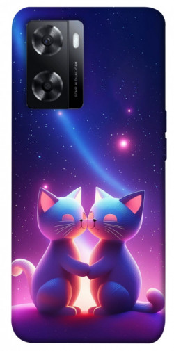 Чохол itsPrint Космокоти для Oppo A57s