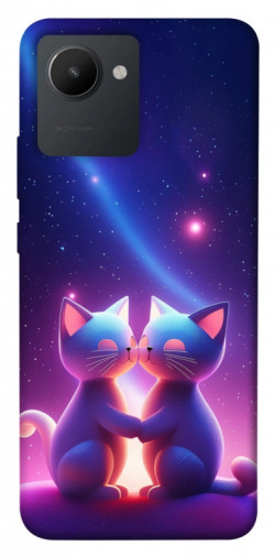 Чехол itsPrint Космокоты для Realme C30s