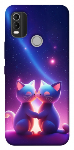 Чехол itsPrint Космокоты для Nokia C21 Plus