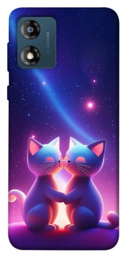 Чехол itsPrint Космокоты для Motorola Moto E13