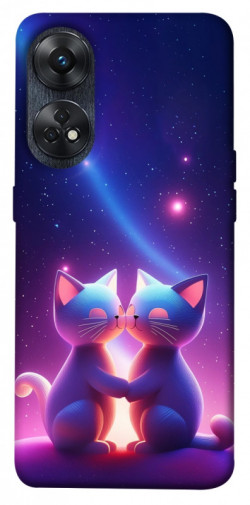 Чехол itsPrint Космокоты для Oppo Reno 8 T 4G