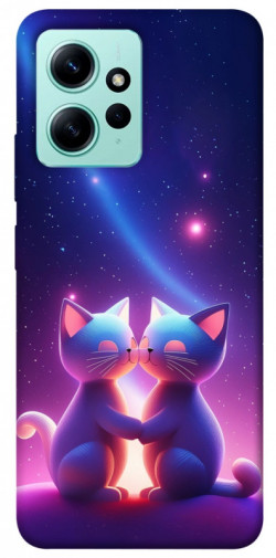 Чехол itsPrint Космокоты для Xiaomi Redmi Note 12 4G