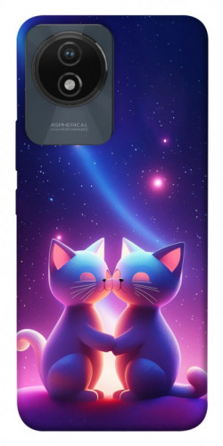 Чехол itsPrint Космокоты для Vivo Y02