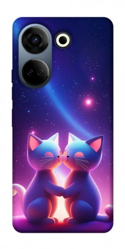 Чехол itsPrint Космокоты для TECNO Camon 20 Pro (CK7n)