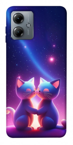 Чехол itsPrint Космокоты для Motorola Moto G14