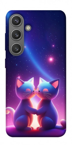 Чехол itsPrint Космокоты для Samsung Galaxy S24