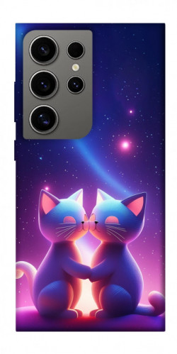 Чехол itsPrint Космокоты для Samsung Galaxy S24 Ultra