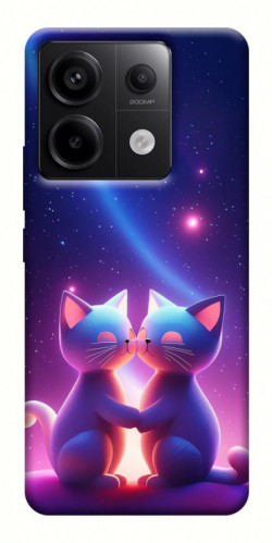 Чехол itsPrint Космокоты для Xiaomi Redmi Note 13 Pro 4G
