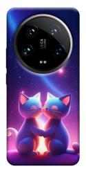 Чехол itsPrint Космокоты для Xiaomi 14 Ultra