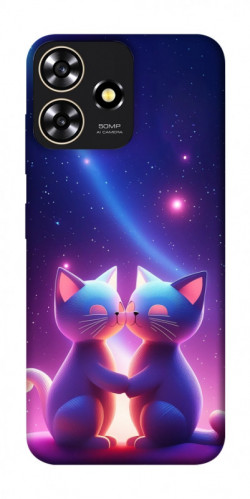 Чехол itsPrint Космокоты для ZTE Blade A73 4G