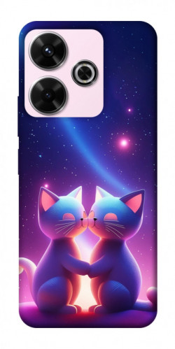 Чехол itsPrint Космокоты для Xiaomi Redmi 13 4G / Poco M6 4G