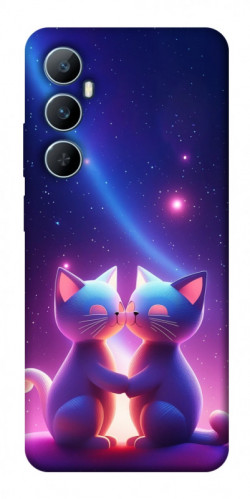 Чехол itsPrint Космокоты для Realme C65 4G